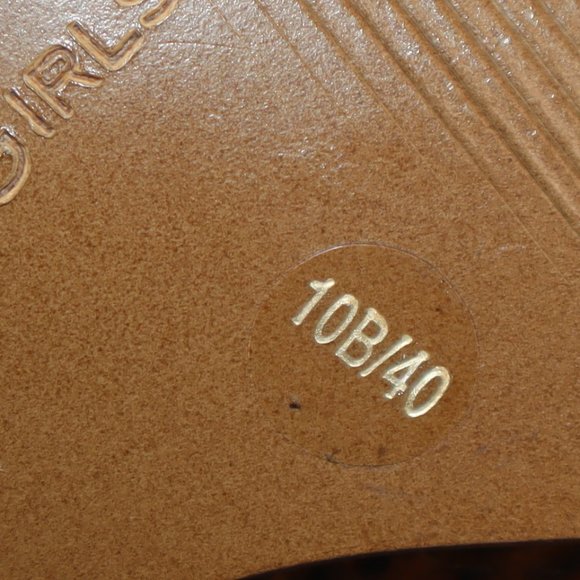 Pikolinos BCBGirls Taupe Leather Pointed Slip On Cowboy Mules Women's Size 10 - Picture 12 of 12